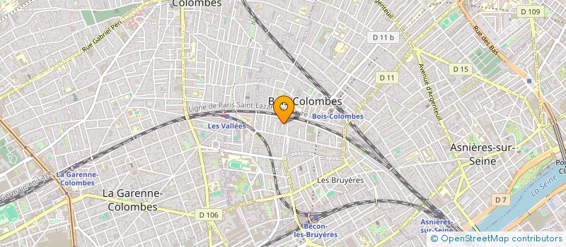 localisation de l'entreprise GRES à BOIS-COLOMBES