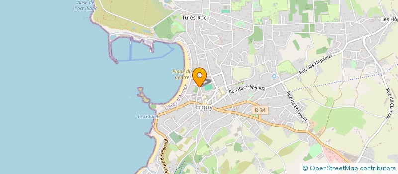 localisation de l'entreprise GRES ARCHITECTE  ERQUY