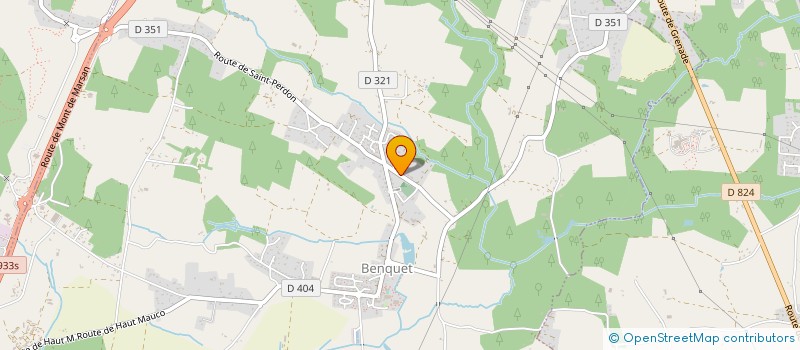 localisation de l'entreprise GRES DU CANADA  BENQUET