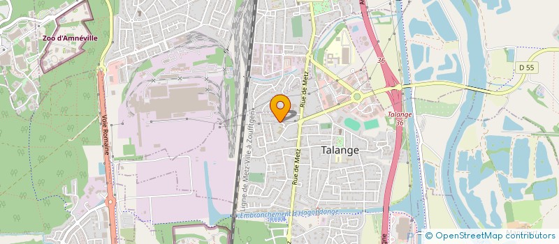 localisation de l'entreprise GRES & FINITION (SOCIETE EN LIQUIDATION)  TALANGE