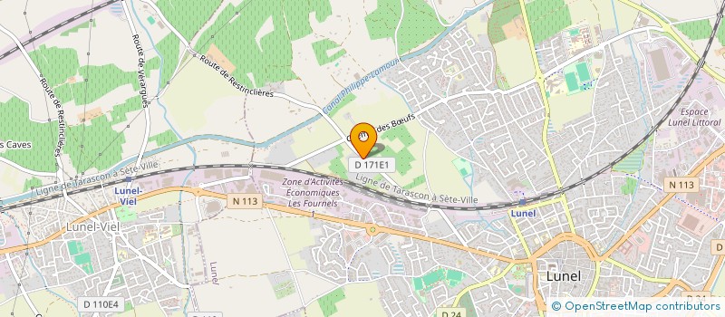 localisation de l'entreprise GRES SAINT PAUL SARL  LUNEL