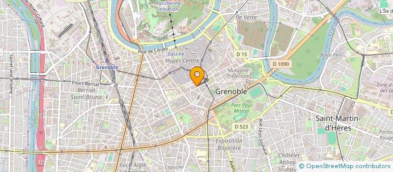 localisation de l'entreprise GRESCA  GRENOBLE