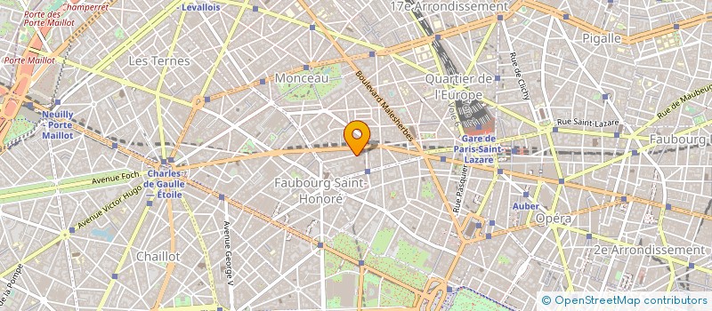 localisation de l'entreprise GRESHAM BANQUE à PARIS