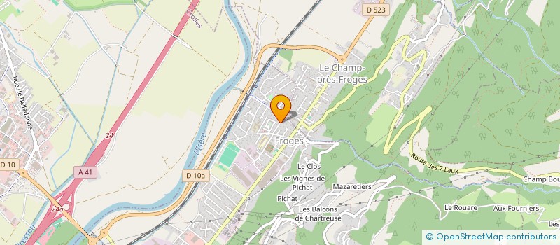 localisation de l'entreprise GRESI'VOLANT  FROGES