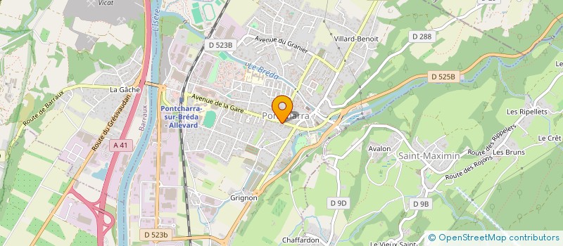 localisation de l'entreprise GRESIDENT  PONTCHARRA