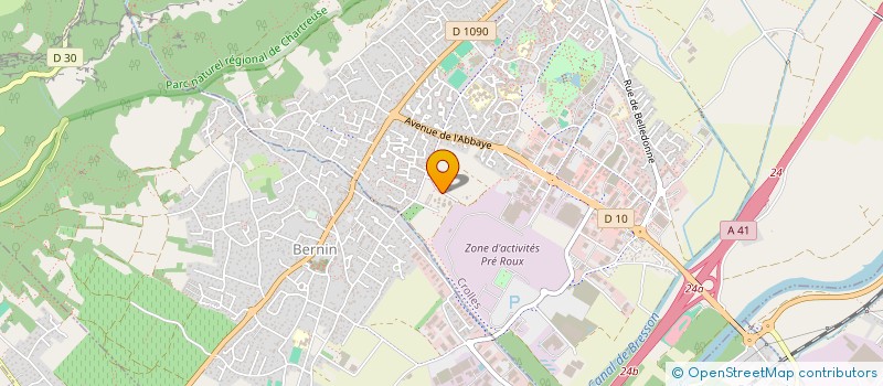 localisation de l'entreprise GRESIFABLAB à CROLLES