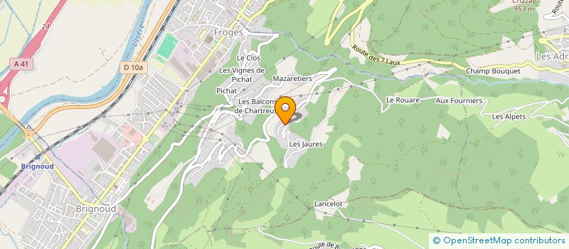 localisation de l'entreprise GRESIFROID  FROGES