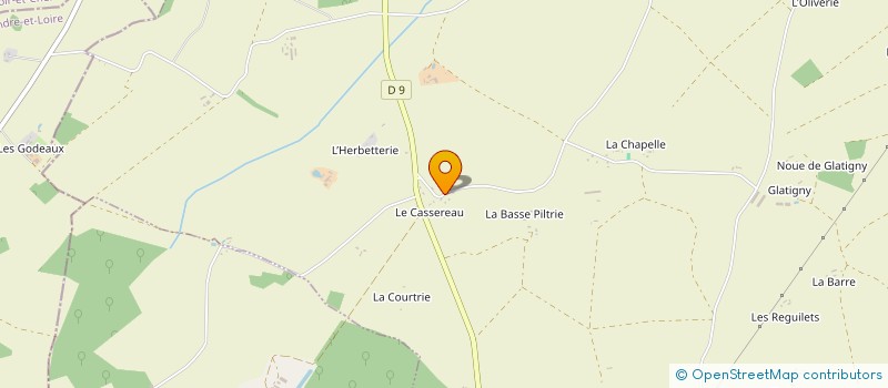 localisation de l'entreprise GRESILLON  PRUNAY-CASSEREAU