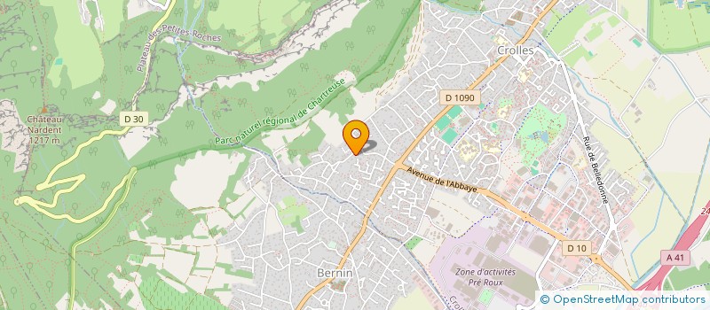 localisation de l'entreprise GRESIMAJ  CROLLES