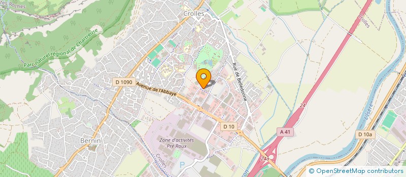 localisation de l'entreprise GRESIVAUDAN BASKET CLUB  CROLLES