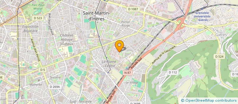 localisation de l'entreprise GRESIVAUDAN COMPTA à SAINT-ISMIER