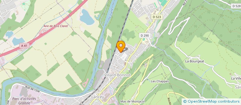 localisation de l'entreprise GRESIVAUDAN CONSEILS  VILLARD-BONNOT