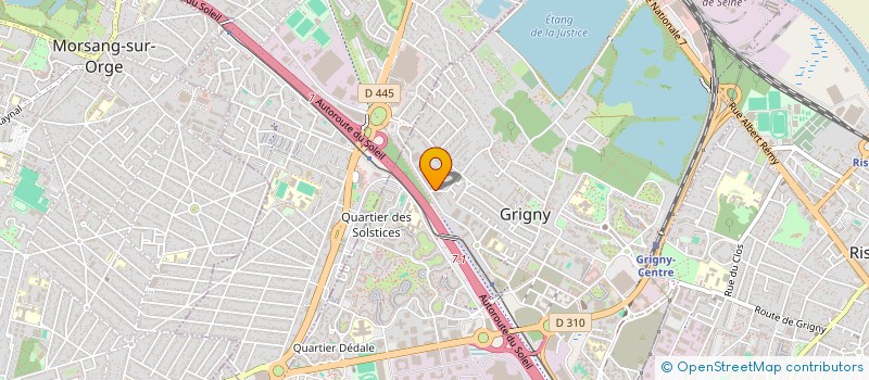 localisation de l'entreprise GRESMO à GRIGNY