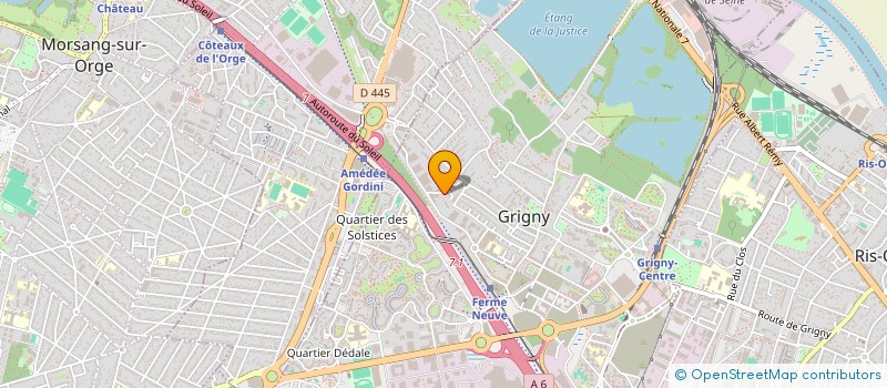 localisation de l'entreprise GRESMO FORMATION à GRIGNY