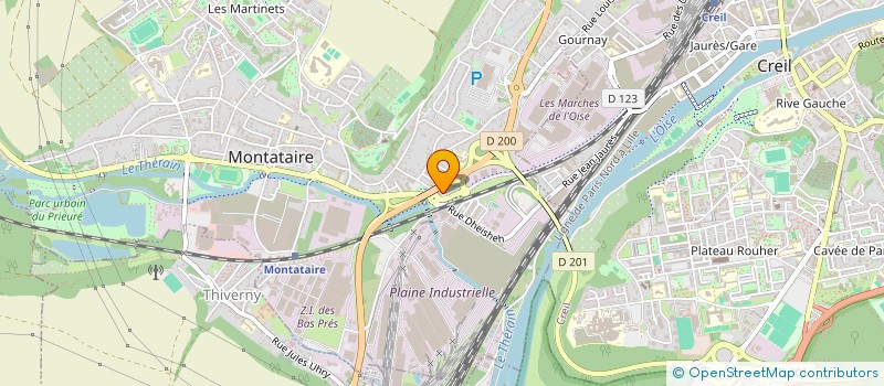 localisation de l'entreprise GRESPINET NAUDOT à MONTATAIRE