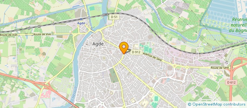 localisation de l'entreprise GRESSAND  AGDE