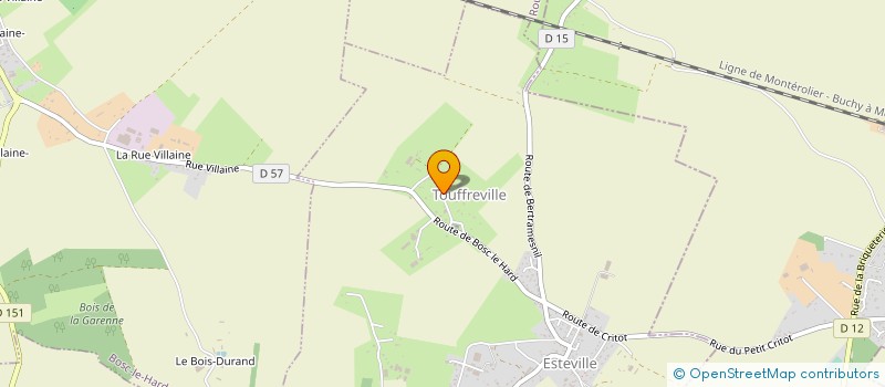localisation de l'entreprise GRESSENT à ESTEVILLE