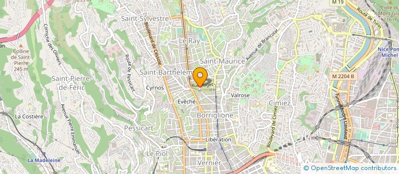 localisation de l'entreprise GRESSIER à NICE