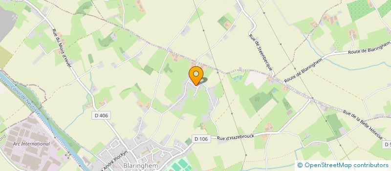 localisation de l'entreprise GRESSIER YANNICK à BLARINGHEM