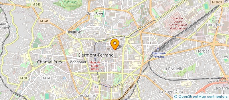 localisation de l'entreprise GRETA ET COMPAGNIE  CLERMONT FERRAND