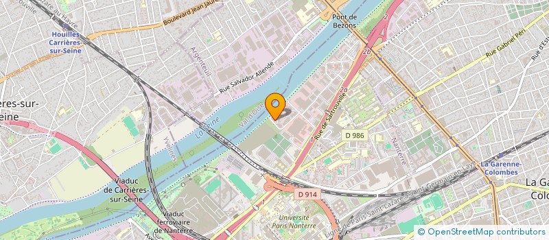 localisation de l'entreprise GRETAG IMAGING FRANCE SA à NANTERRE
