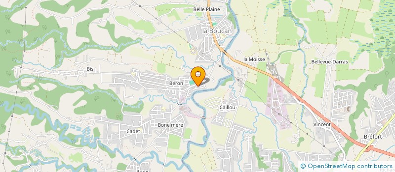 localisation de l'entreprise GRETECS  SAINTE-ROSE