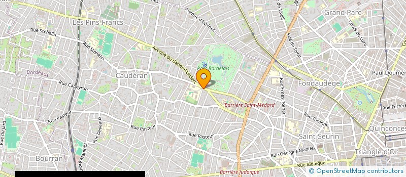 localisation de l'entreprise GRETEL  BORDEAUX