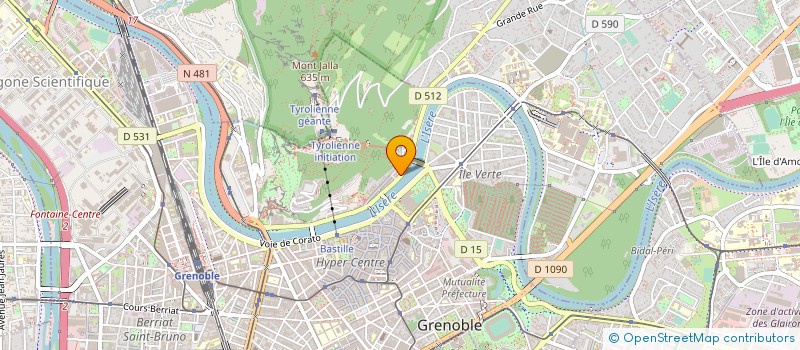 localisation de l'entreprise GRETHAM MUZIK  GRENOBLE