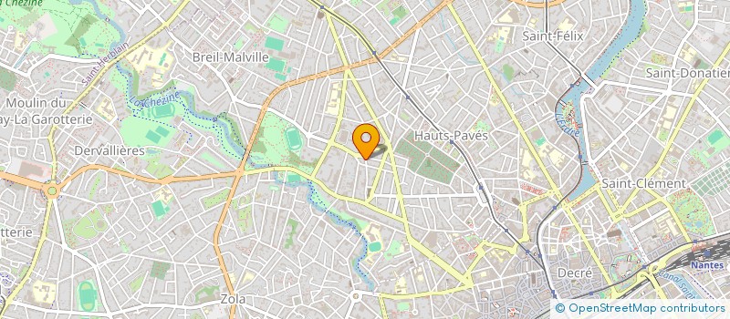 localisation de l'entreprise GRETI.NET à NANTES