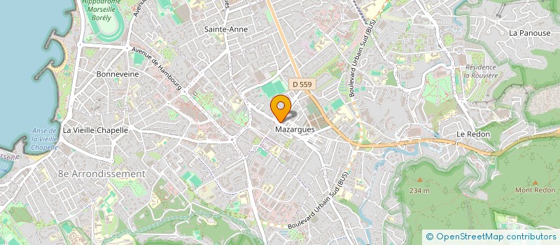 localisation de l'entreprise GRETTA A.  MARSEILLE