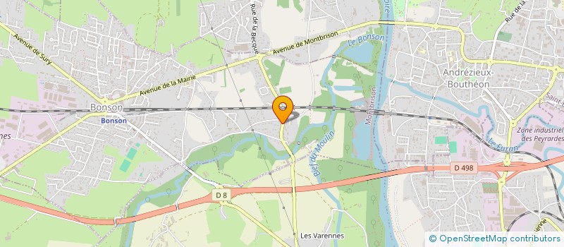 localisation de l'entreprise GREVA  BONSON