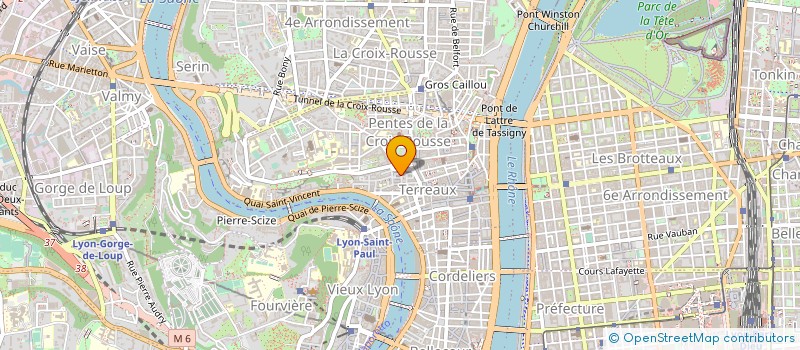 localisation de l'entreprise GREVIN à LYON