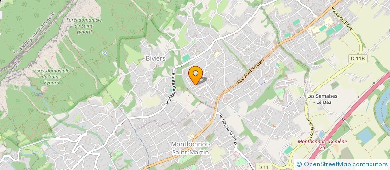 localisation de l'entreprise GREVISAUDAN SOLIDARITE MUCOVISCIDOSE  BIVIERS