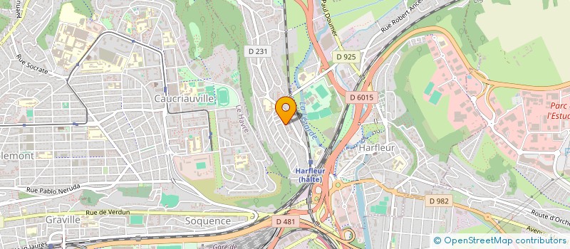 localisation de l'entreprise GREVRENT LUDOVIC ET CELINE à HARFLEUR