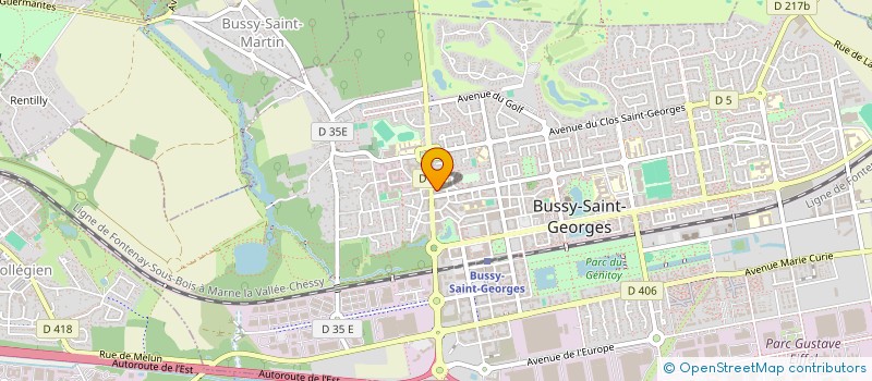 localisation de l'entreprise GREY FALCON  BUSSY-SAINT-GEORGES