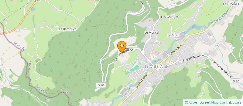 localisation de l'entreprise GREY'S PIZZA à LE VAL-D'AJOL