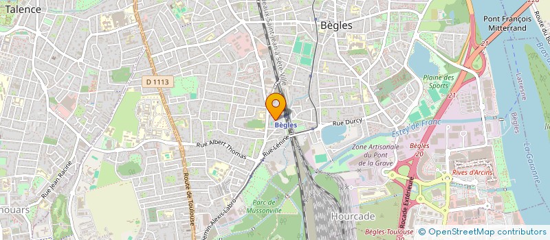 localisation de l'entreprise GREYOWL à BEGLES