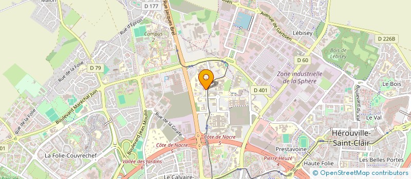 localisation de l'entreprise GREYSQUID à CAEN