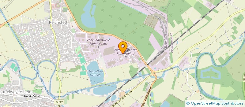 localisation de l'entreprise GREYWOLF  REICHSTETT