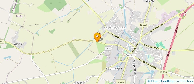 localisation de l'entreprise GREZ FREDERIC  SAINT-FLORENTIN