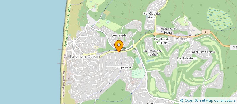 localisation de l'entreprise GREZANGES à LACANAU