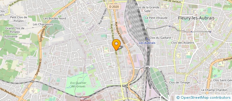 localisation de l'entreprise GREZANLE ESPACE à FLEURY LES AUBRAIS