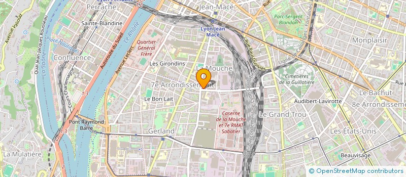 localisation de l'entreprise GREZIEU LA LUERE  LYON