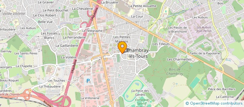 localisation de l'entreprise GRF  CHAMBRAY-LES-TOURS