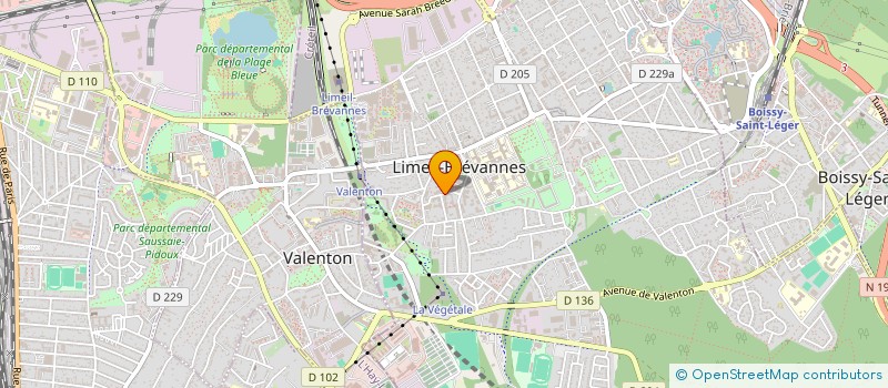 localisation de l'entreprise GRF ECLAIR RENOVATION à LIMEIL-BREVANNES