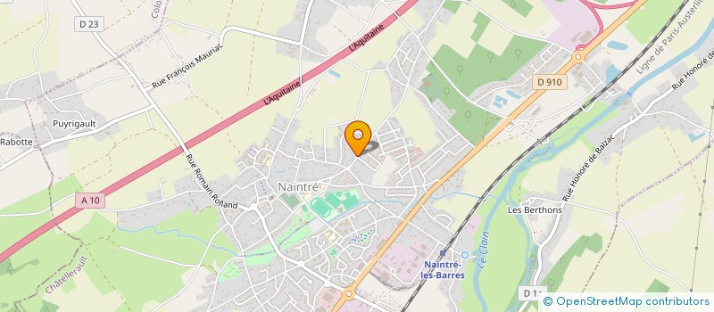 localisation de l'entreprise GRF FAMILY  NAINTRE