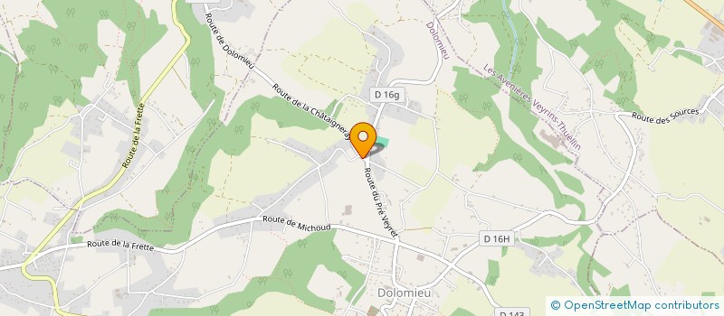 localisation de l'entreprise GRF IMMO  DOLOMIEU