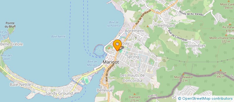 localisation de l'entreprise GRFOOD à SAINT MARTIN
