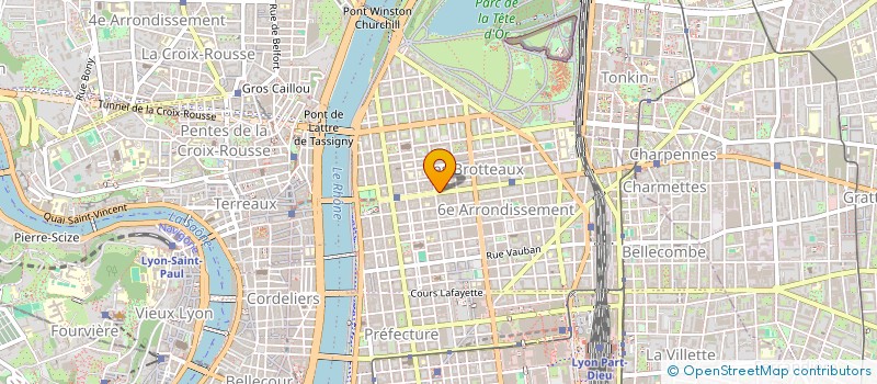 localisation de l'entreprise GRG  LYON