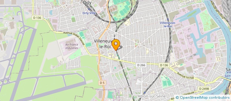 localisation de l'entreprise GRG BATIMENT à VILLENEUVE-LE-ROI